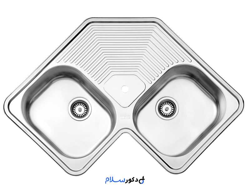 سینک دو لگنه فانتزی 540 توکاراستیل البرز