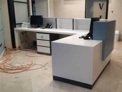 کانتر مدرن مشبک اداری پیشخوان منشی